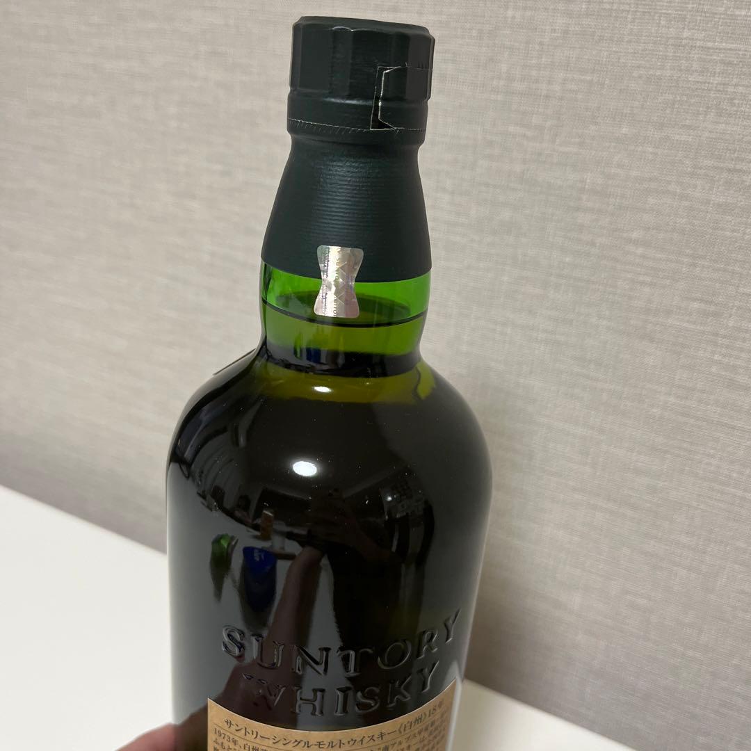白州 18年 箱付き ウィスキー サントリーシングルモルト
