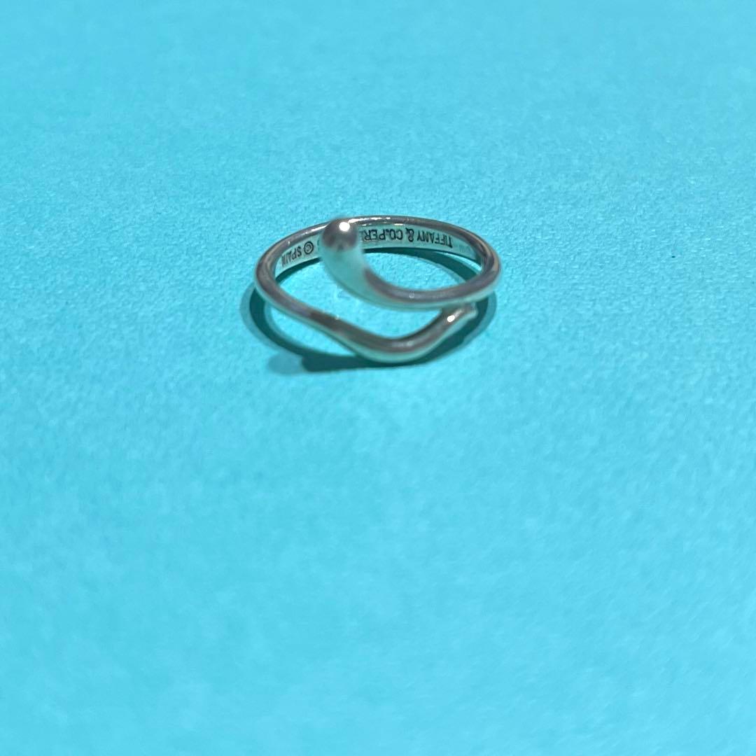 ティファニー「ティアドロップ」リング シルバー925【12〜12.5号サイズ】