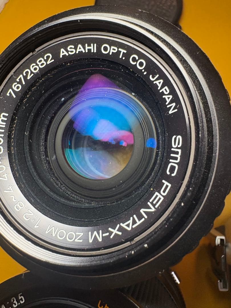 PENTAX MX 一眼レフカメラ レンズ 2個セット 作動