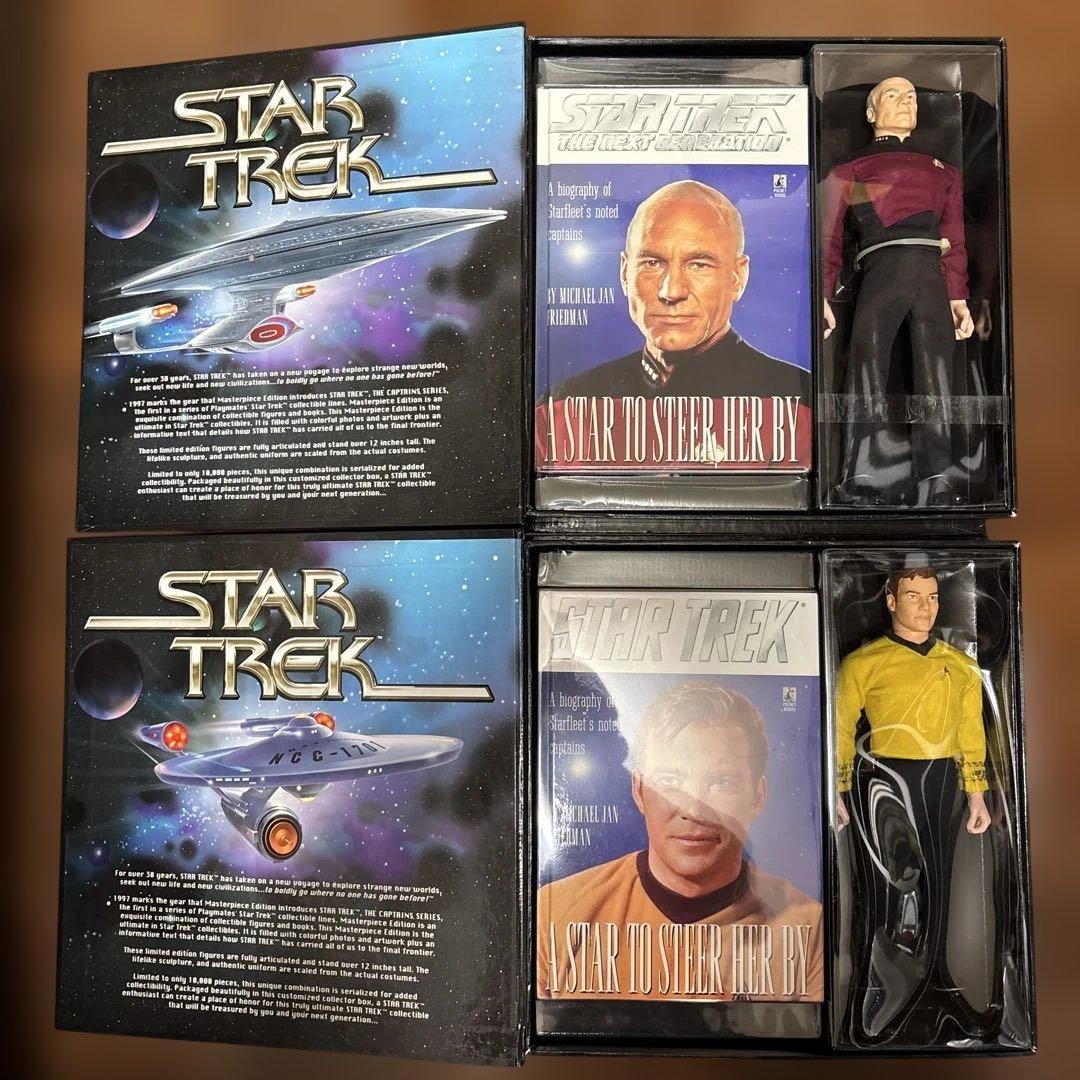 スター・トレック マスターピースエディション　ピカード、カークの2点セット