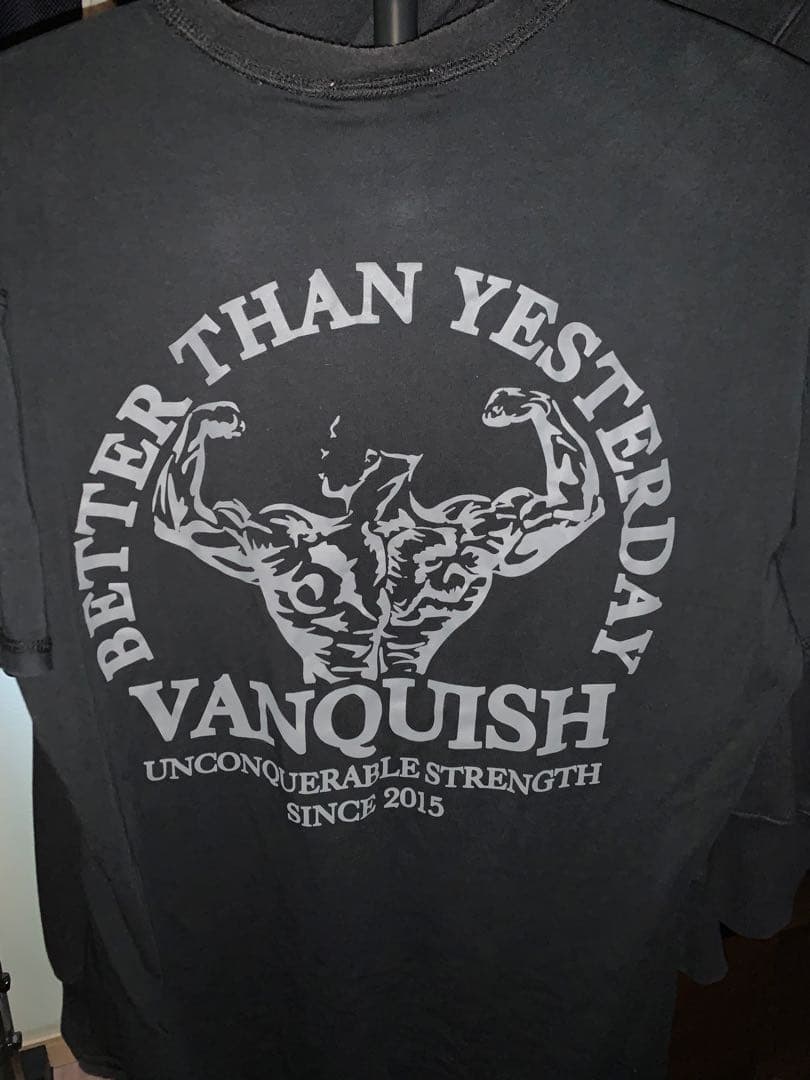 vanquish fitness セットアップ　フーディパーカー　Tシャツパンツ