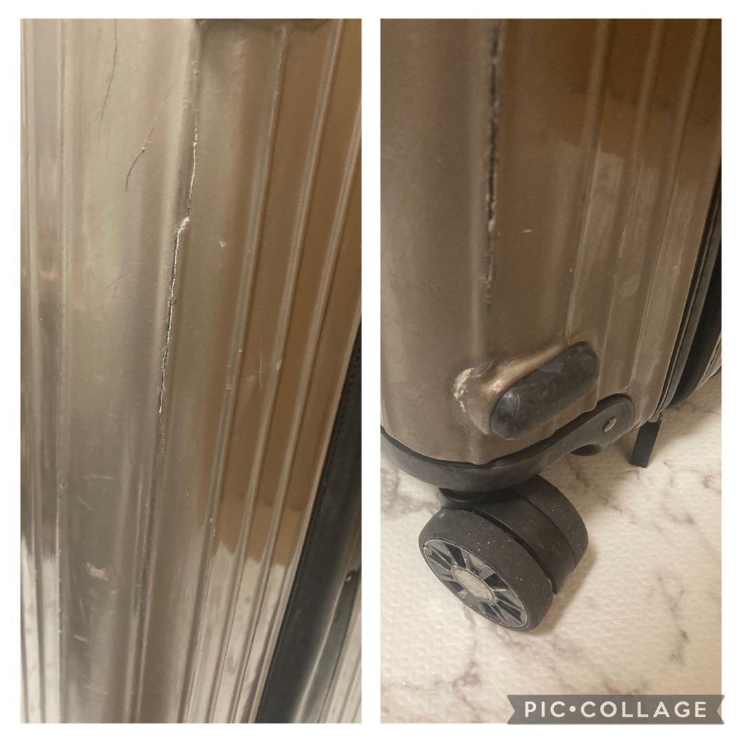 RIMOWAサルサ 97L 4輪ス ーツケース正規品　美品 軽量　金　限定　日本