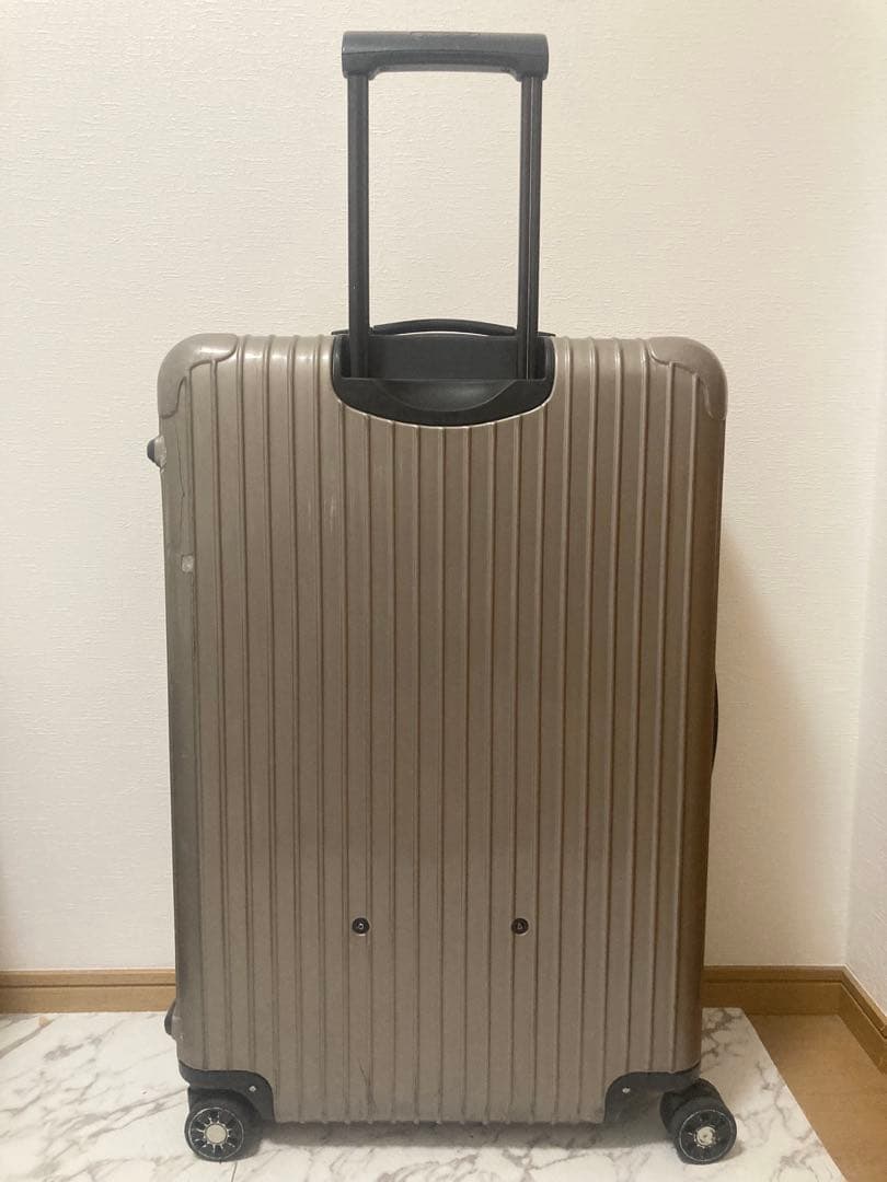 RIMOWAサルサ 97L 4輪ス ーツケース正規品　美品 軽量　金　限定　日本