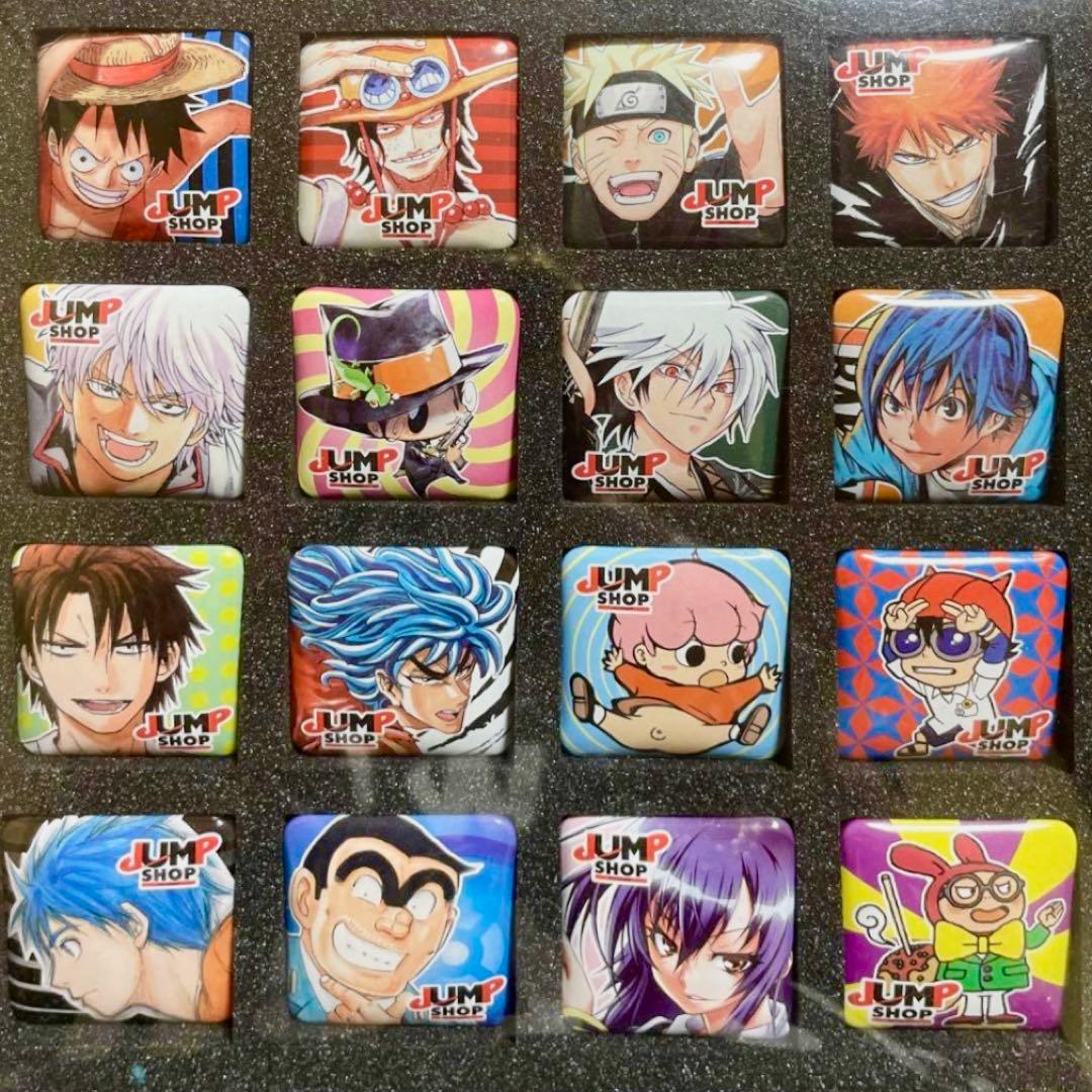 ジャンプショップ キャラクター缶バッジ 16個セット