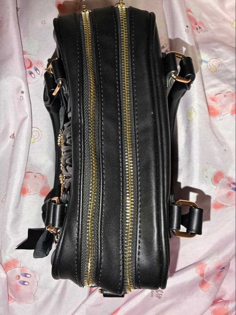 LIZLISA リズリサ キルティングリボンチャームポシェット