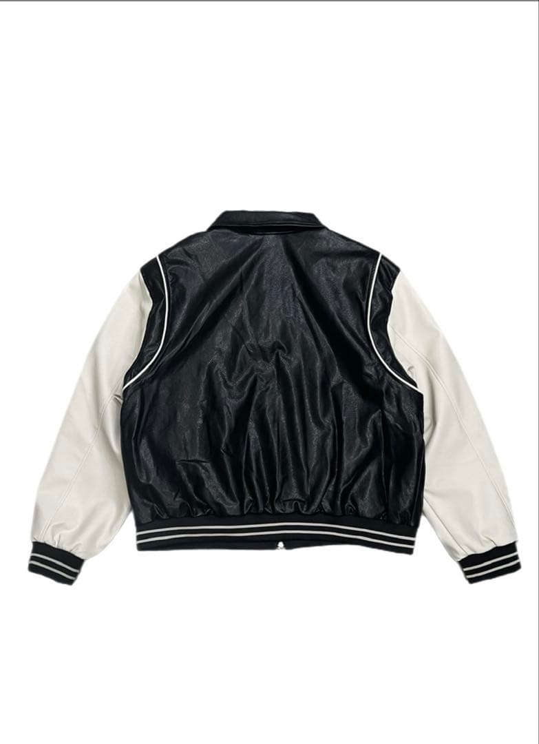 美品　【Chikashitsu +】leather piping jacket