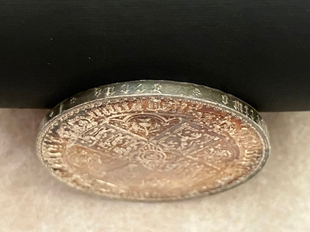 値下げ ゴチッククラウン銀貨 ビクトリア女王 1847年