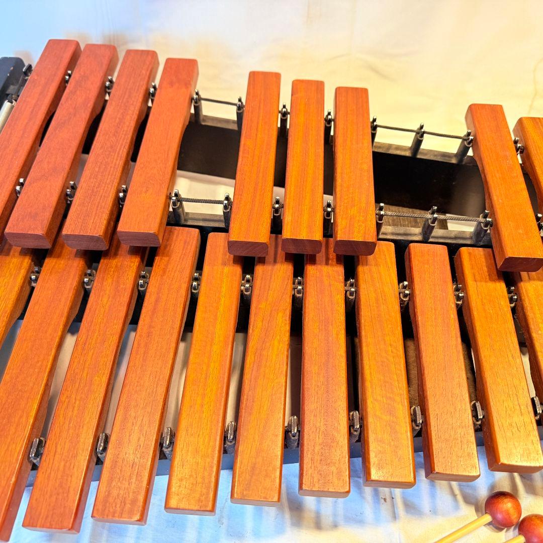 KOROGI 木製　木琴　シロフォン　コオロギ　卓上木琴　マレット　4本付