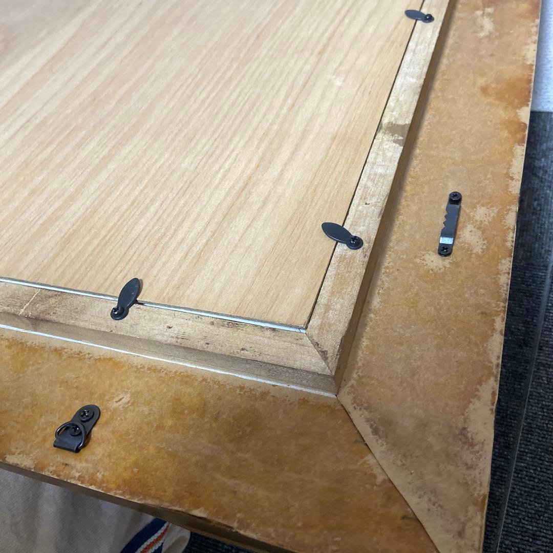 絵画　ゴッホ　「収穫（麦秋のクローの野）」　額装