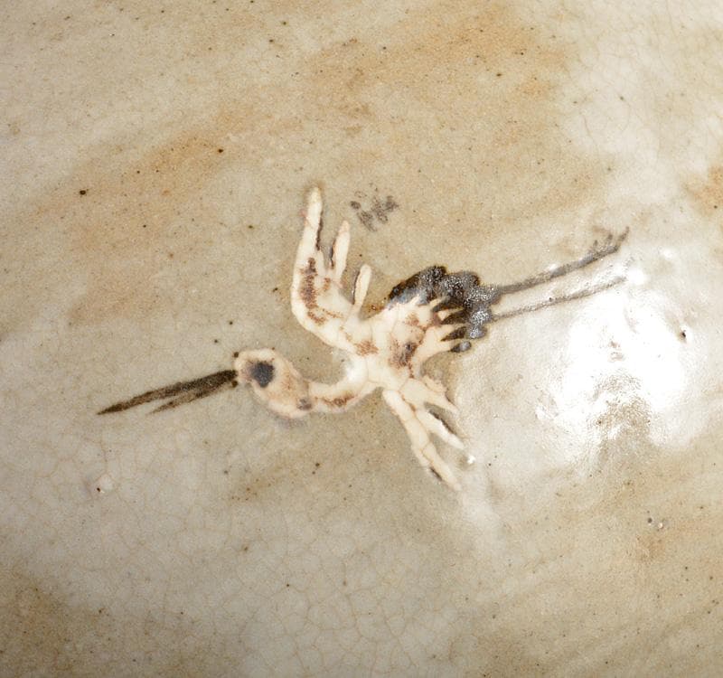 青木木米　古器観木米製　高麗青磁雲鶴壷　時代箱　H　R5104C