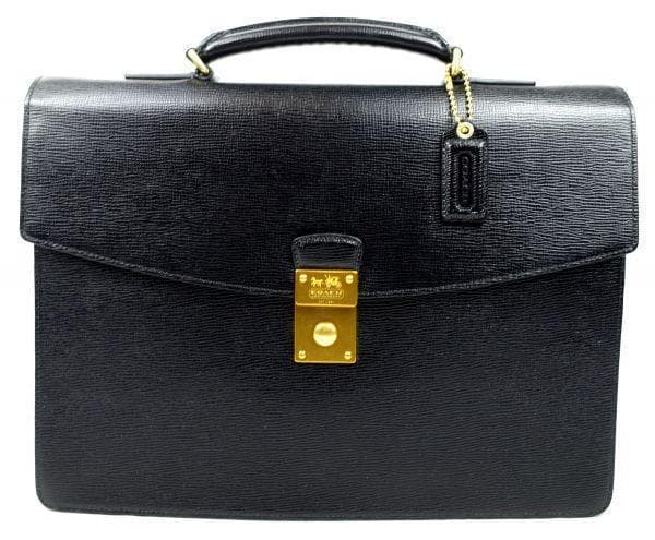 COACH コーチ 『ベッドフォード』 サフィアノレザー アタッシェ 【逸品】