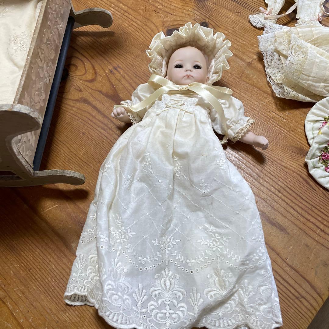 フランスアンティークベビーベッドセット