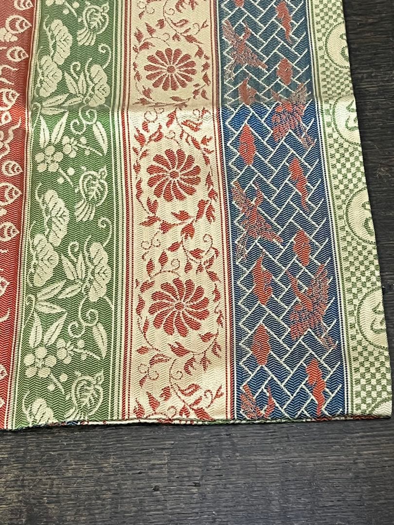 土田友湖　『而妙斎好　㐂寿フクサ』　帛紗　ふくさ　茶道具　共箱　正絹