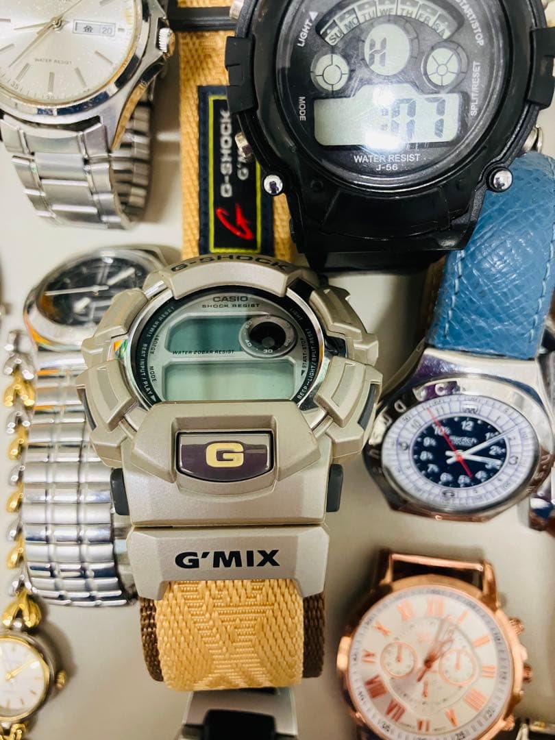 腕時計ジャンク34個 CASIO シチズンswatch 他
