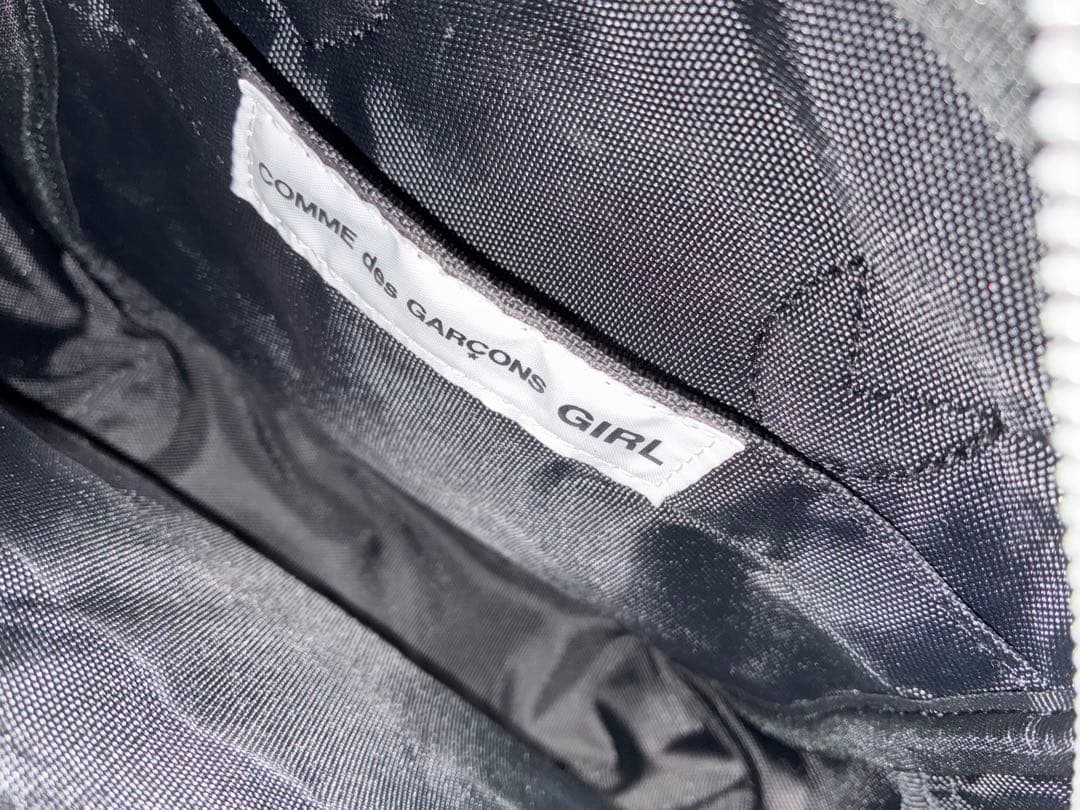 コムデギャルソンガール フリルハンドバッグ　ブラック