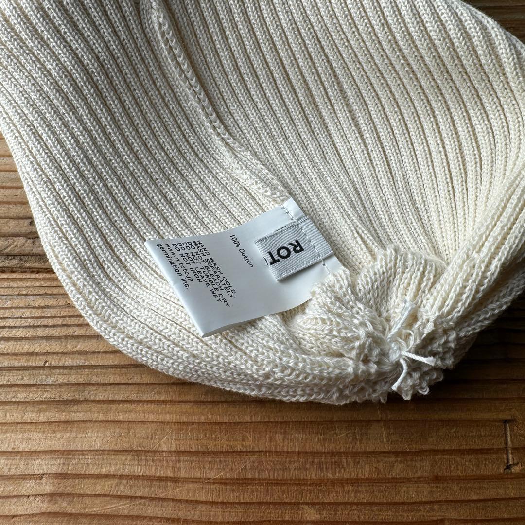 ROTOTOコットンロールアップビーニー　2色セット