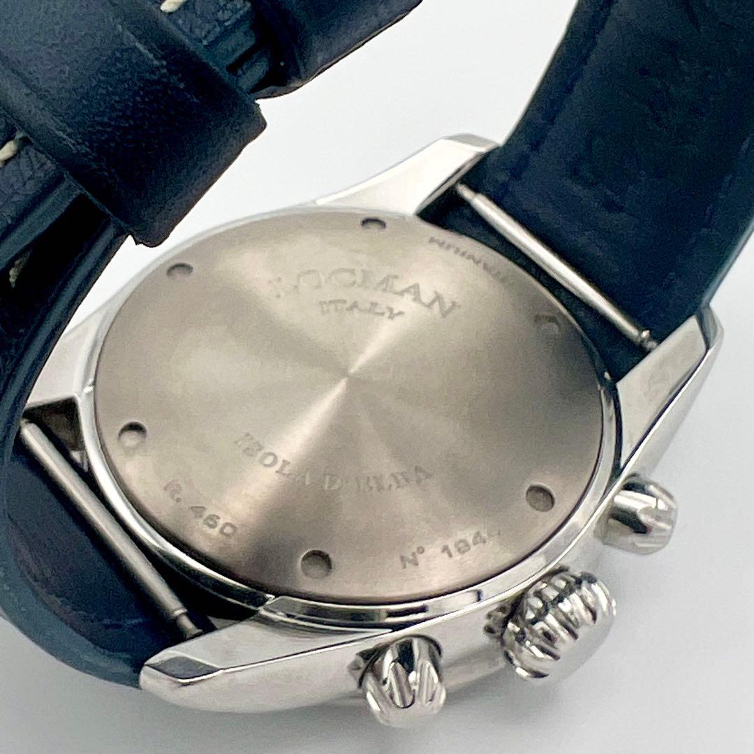 ロックマン LOCMAN ISOLA D'ELBA 腕時計 ネイビー　チタニウム