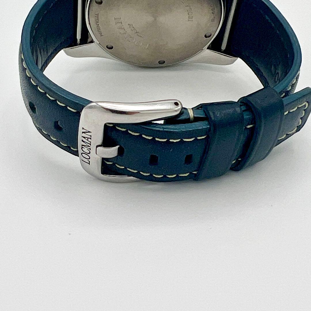 ロックマン LOCMAN ISOLA D'ELBA 腕時計 ネイビー　チタニウム