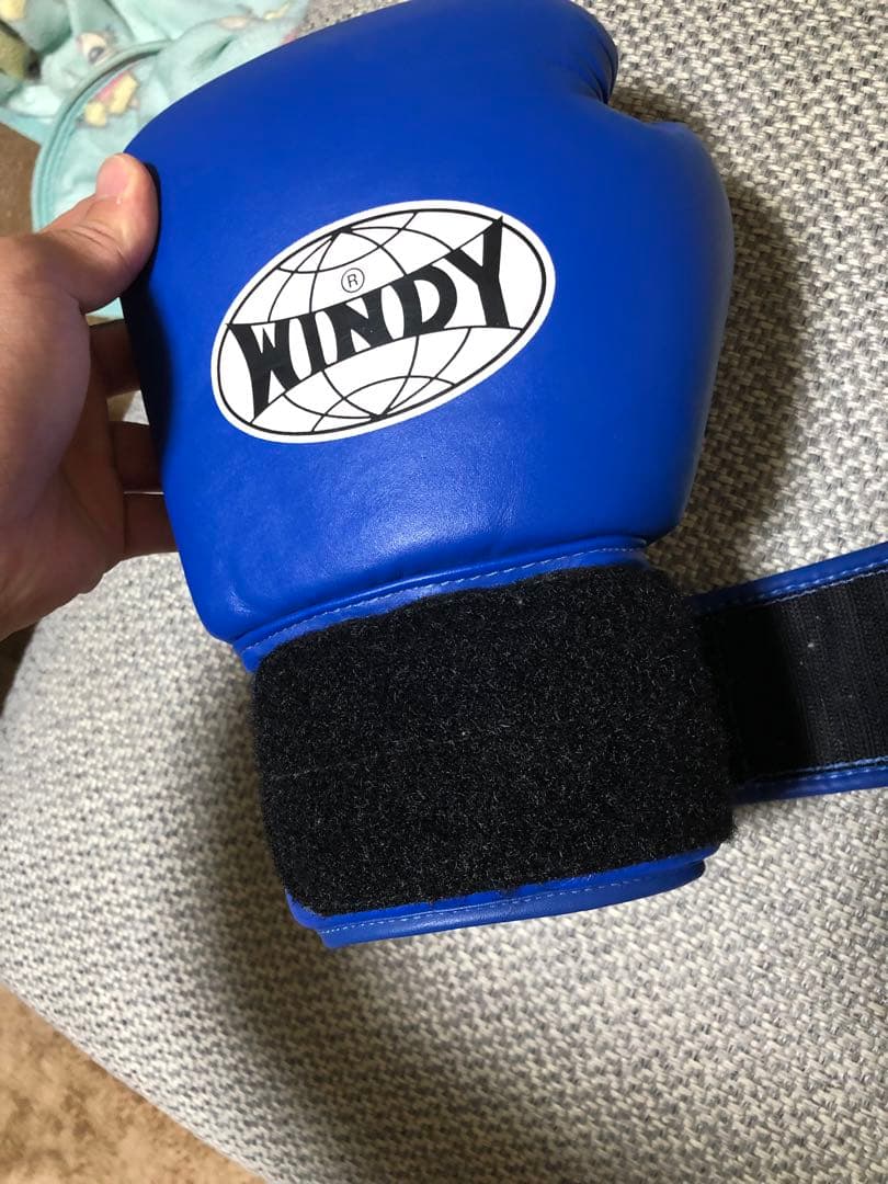 WINDY ボクシンググローブ美品8 oz 青