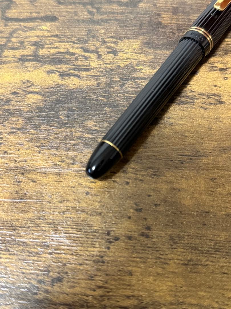 試筆のみ　1979年製　初代　ジャスタス　14金　ゴールド　万年筆　細字