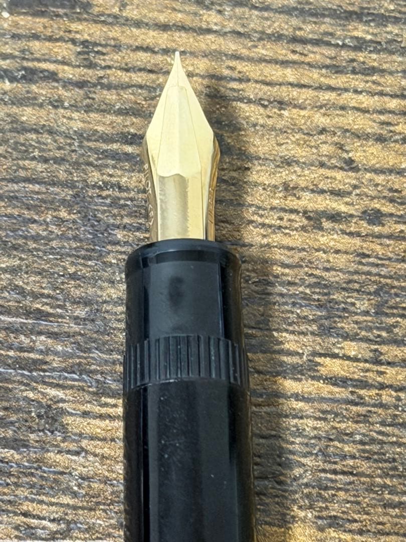 試筆のみ　1979年製　初代　ジャスタス　14金　ゴールド　万年筆　細字