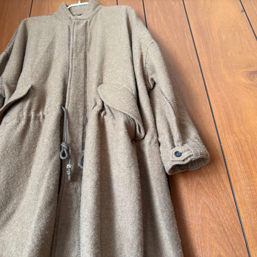 ジャケット・アウター kaval blanket stitched stand collar coat