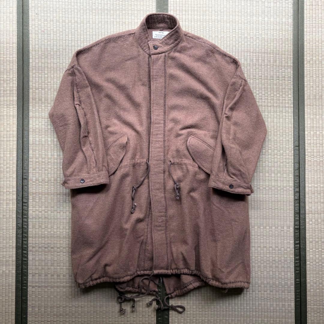 ジャケット・アウター kaval blanket stitched stand collar coat