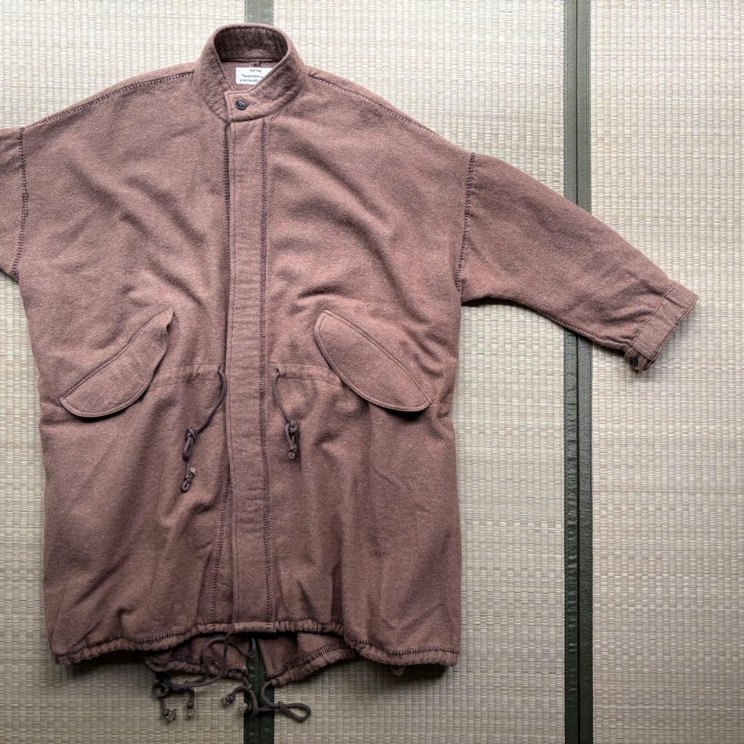 ジャケット・アウター kaval blanket stitched stand collar coat