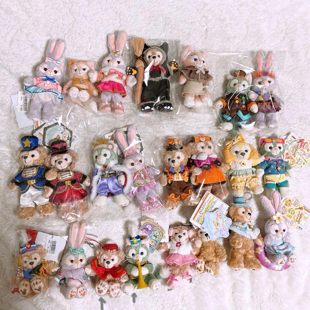 セット！新品タグ付きタグ無し　ジェラトーニ　ストラップ　シェリーメイ　ダッフィ