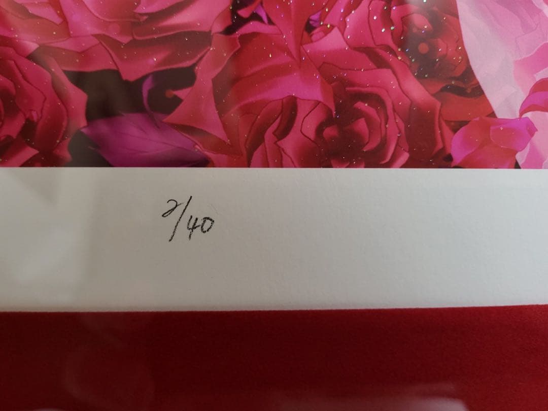 てぃんくる　版画　rosycoffinDX ミクスドメディア 番号02/40