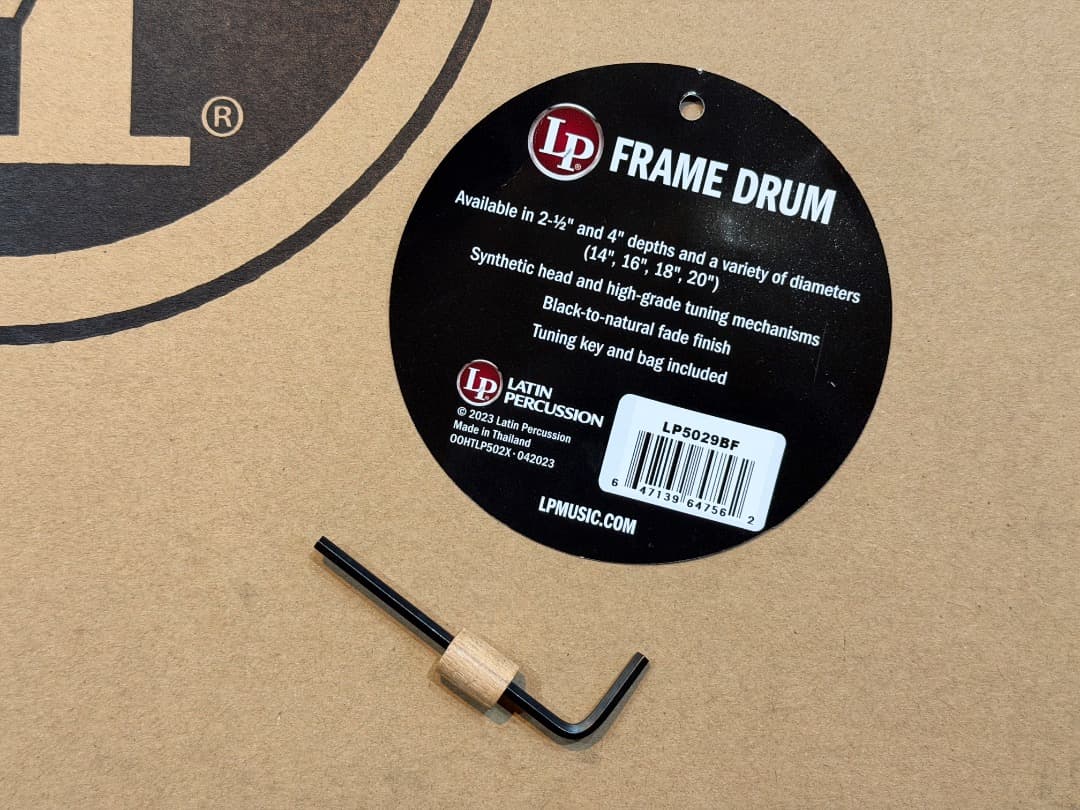 パーカッション・打楽器 LP TUNABLE BENDIR FRAME DRUM / LP5029BF