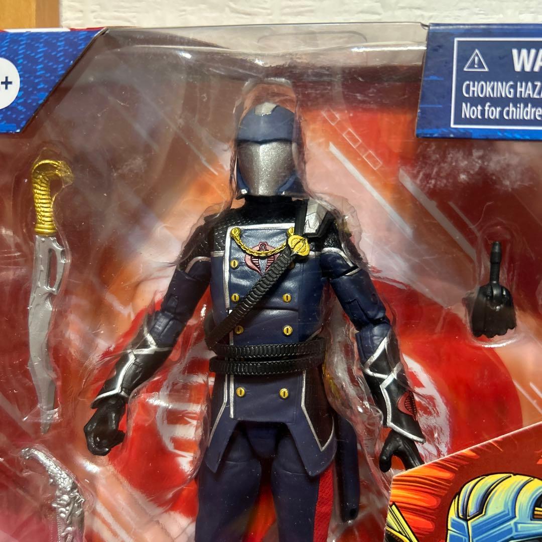 G.I.ジョー クラシファイド コブラコマンダー ガンホーブラックシリーズサイズ