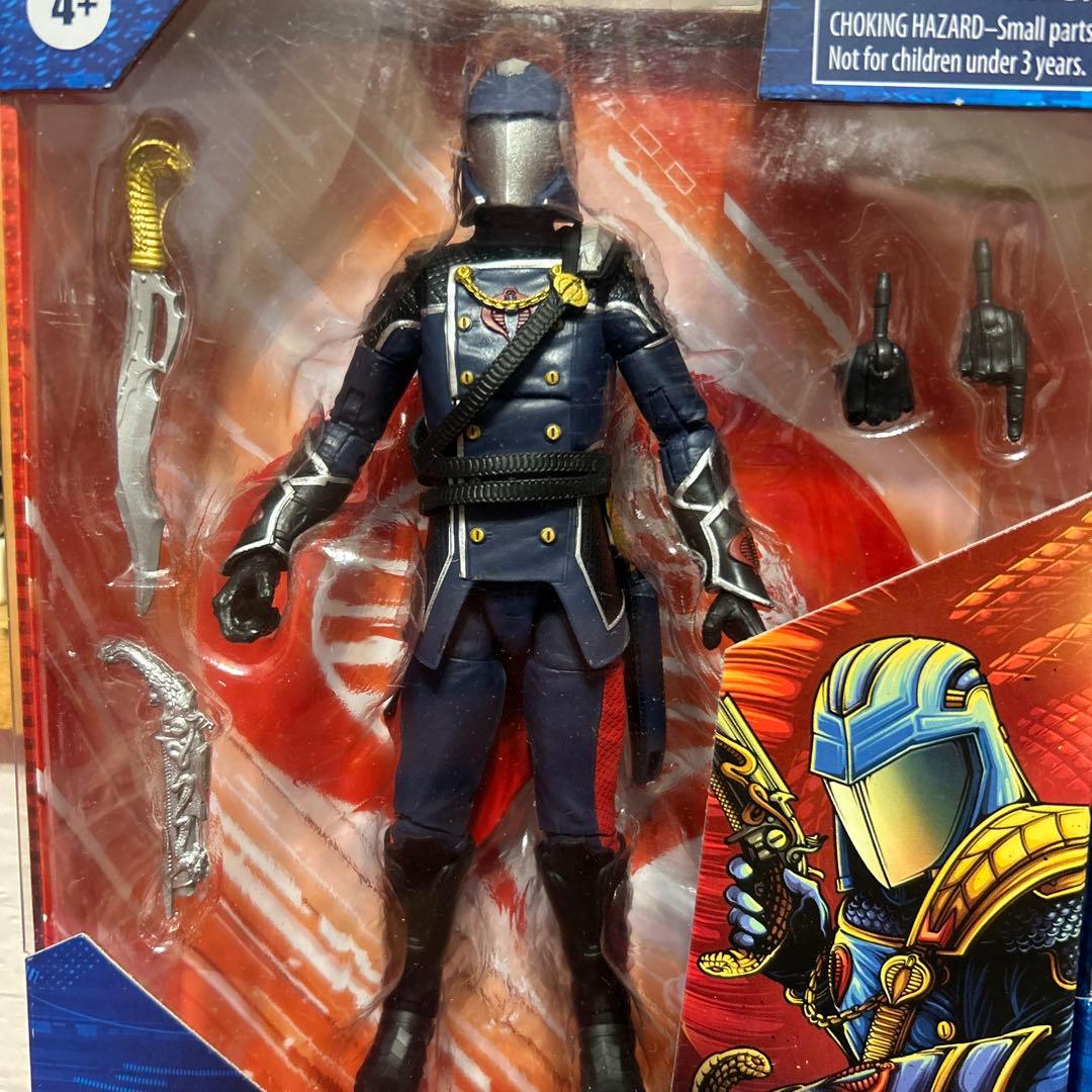 G.I.ジョー クラシファイド コブラコマンダー ガンホーブラックシリーズサイズ