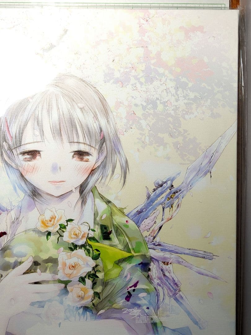 最終兵器彼女　原画展　キャンバスアート　原作イラスト