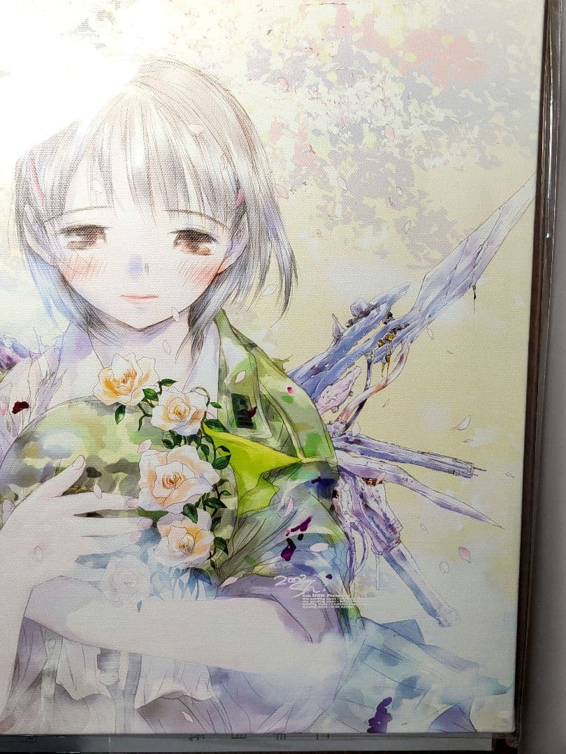 最終兵器彼女　原画展　キャンバスアート　原作イラスト