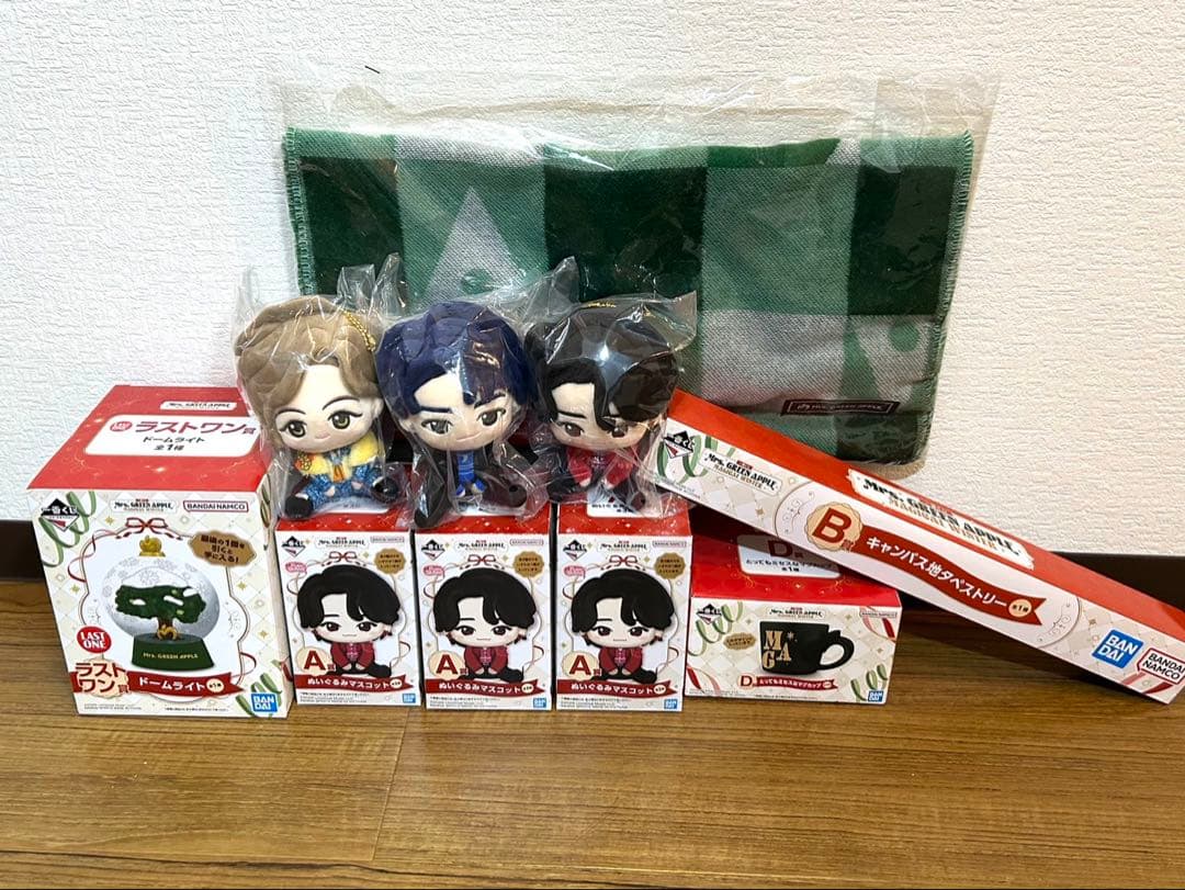 m*i様 一番くじ　Mrs. GREEN APPLE フルコンプセット【くじ貼付