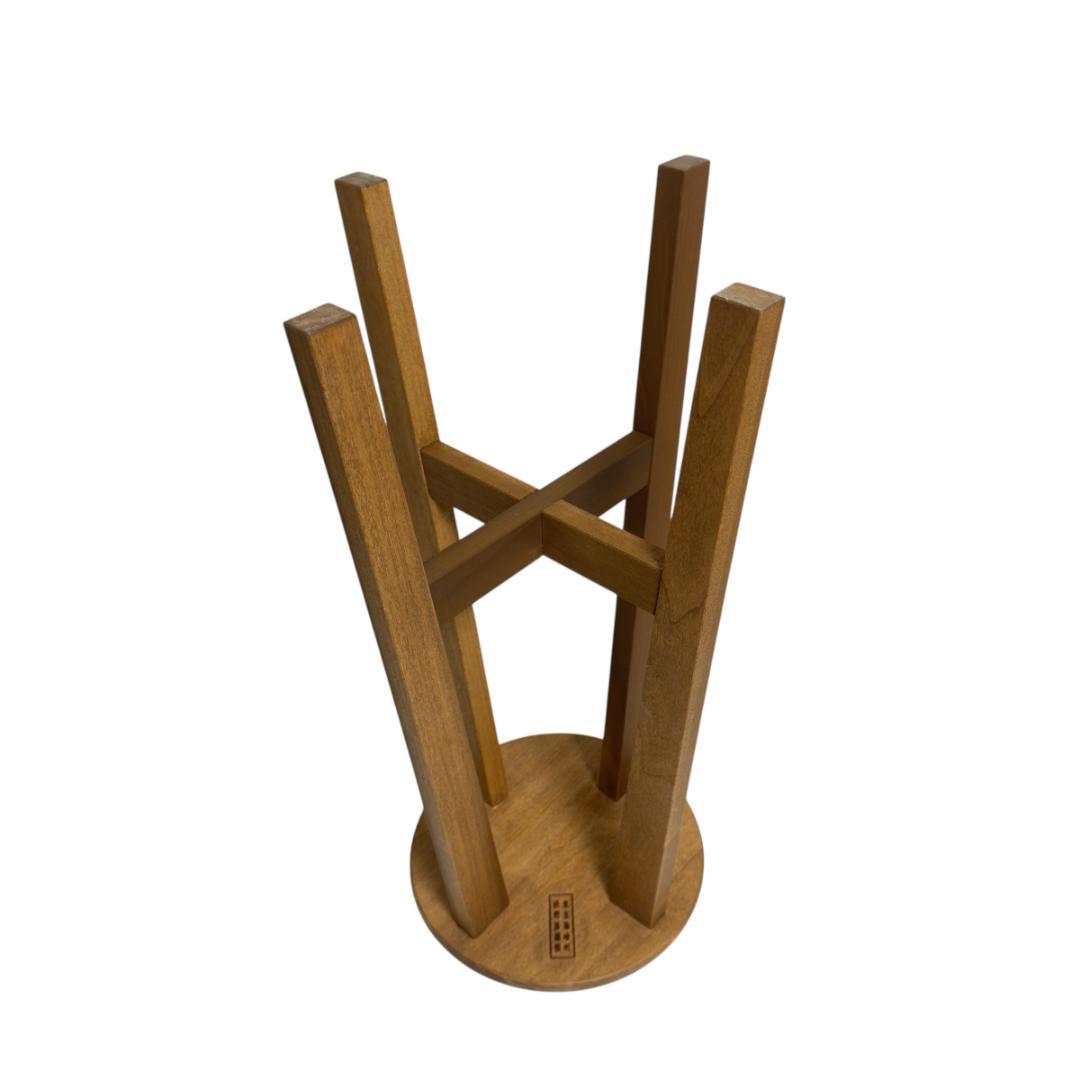 美品　松野屋 丸椅子 大サイズ ハイスツール カウンターチェア バーチェア