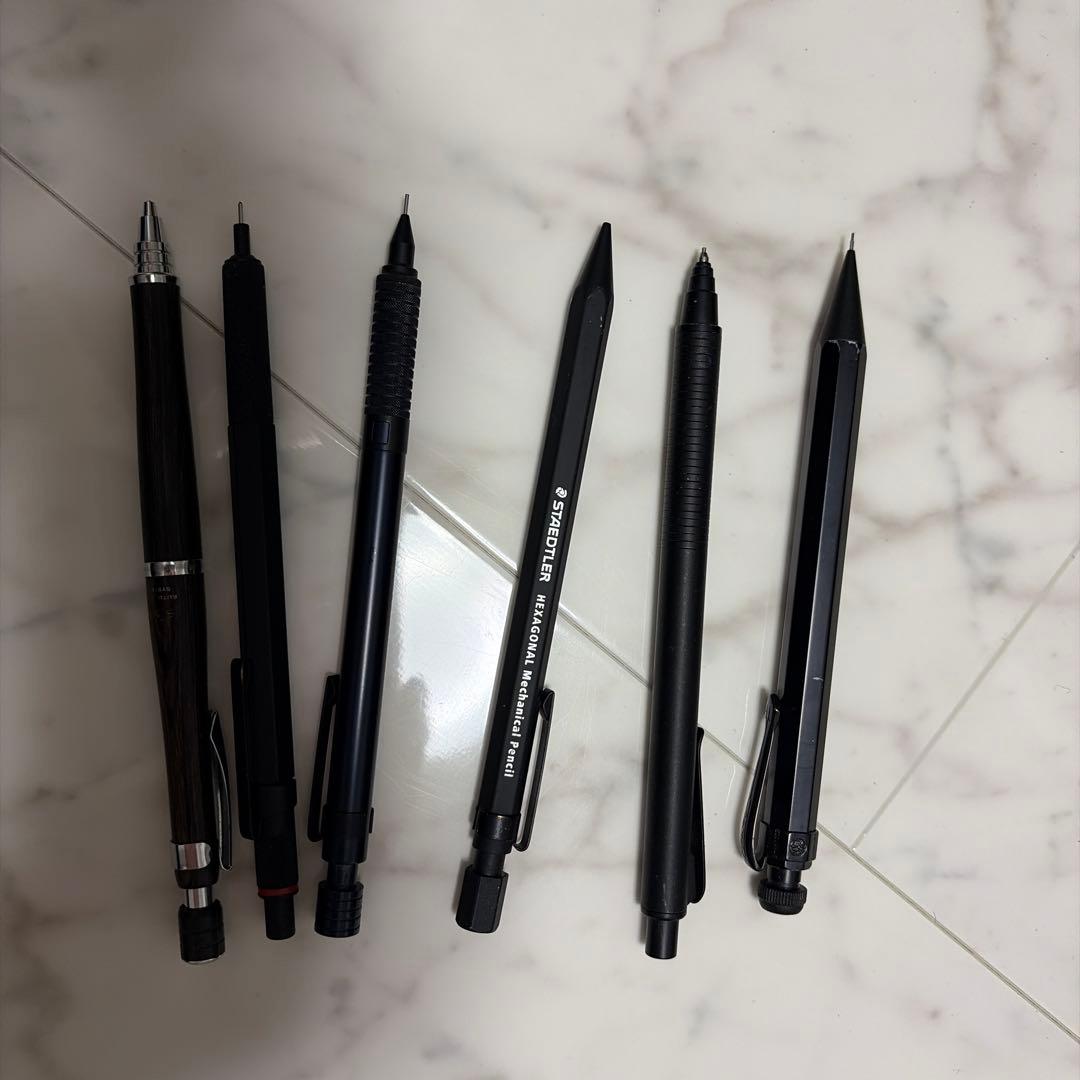 黒色シャープペンシル本体