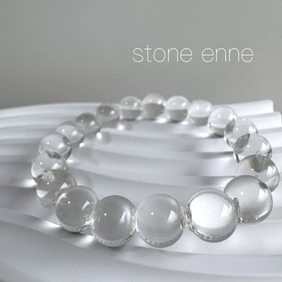 一点物　天然石　水晶① ブレスレット　サイズ変更不可