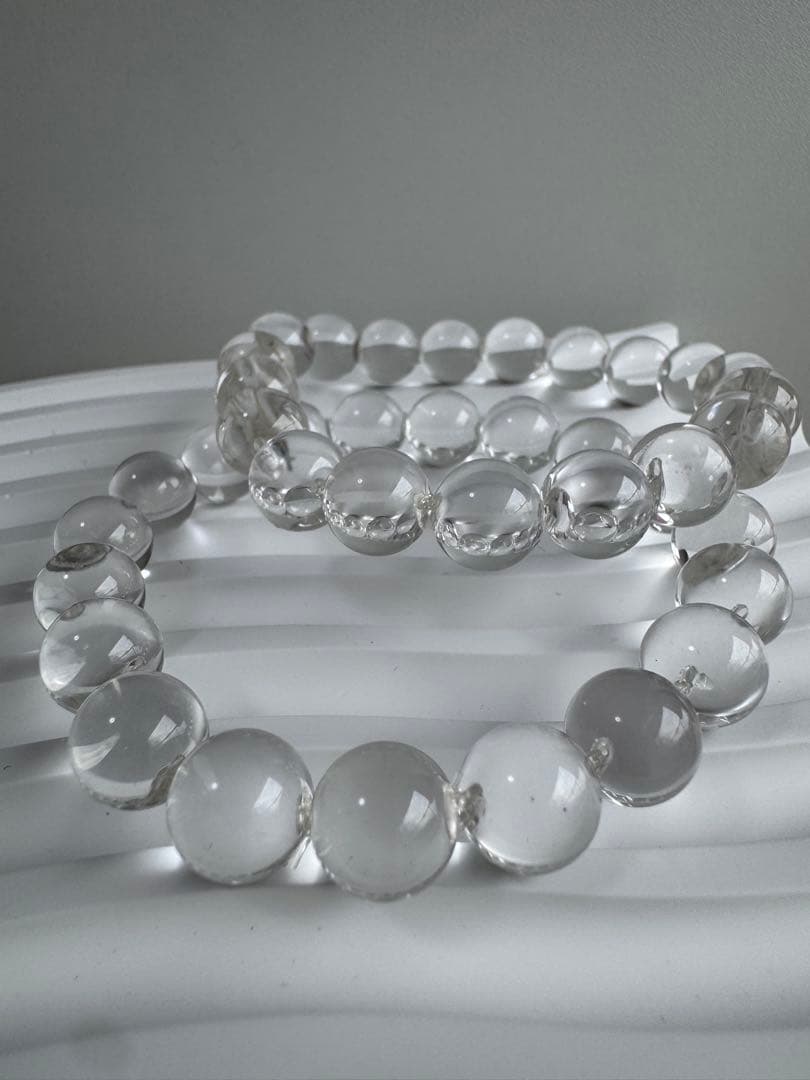 一点物　天然石　水晶① ブレスレット　サイズ変更不可