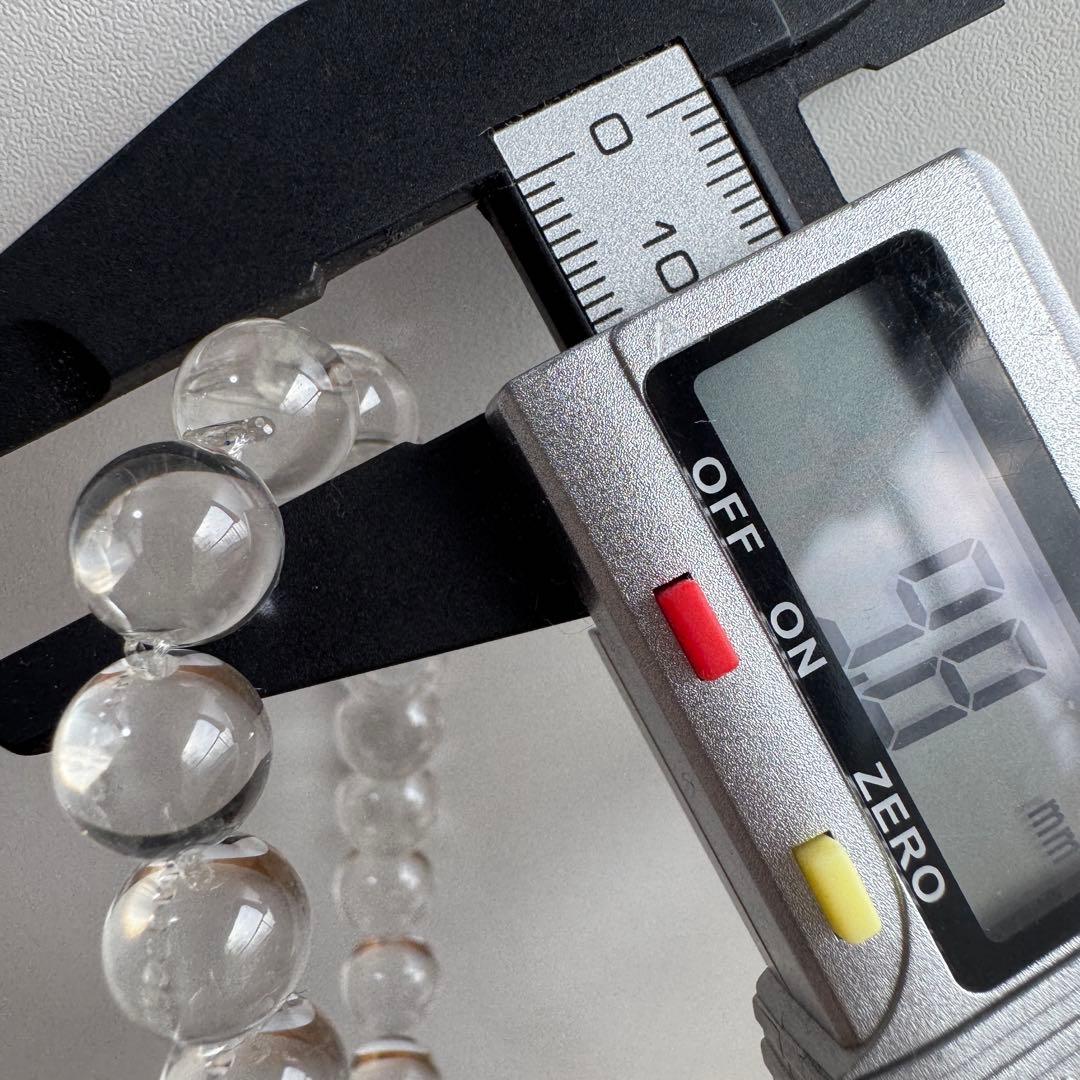 一点物　天然石　水晶① ブレスレット　サイズ変更不可