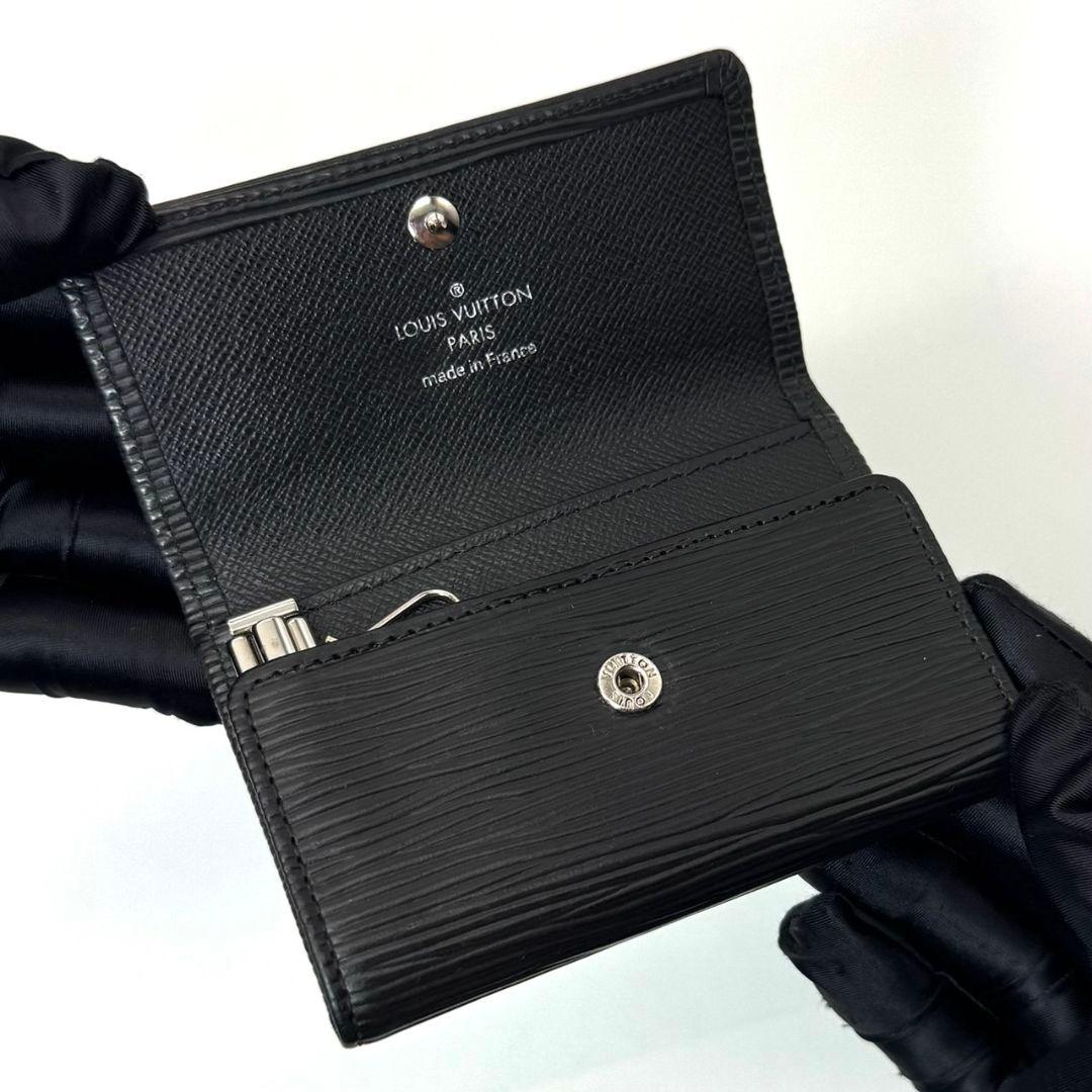 美品 ルイヴィトン エピ ミュルティクレ6 キーケース キーホルダー 鍵 黒