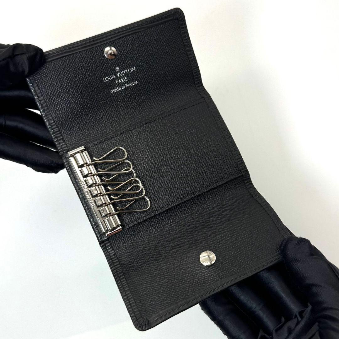 美品 ルイヴィトン エピ ミュルティクレ6 キーケース キーホルダー 鍵 黒