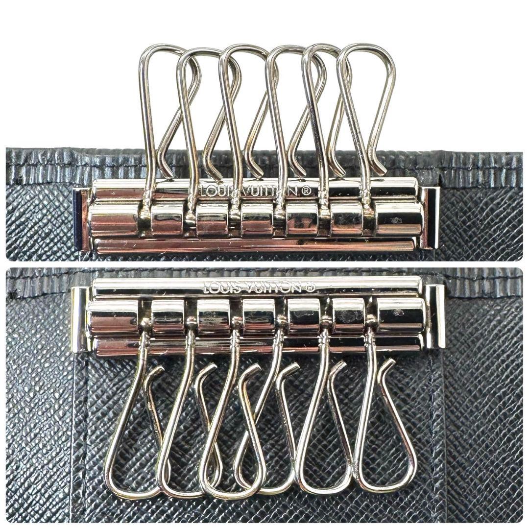 美品 ルイヴィトン エピ ミュルティクレ6 キーケース キーホルダー 鍵 黒