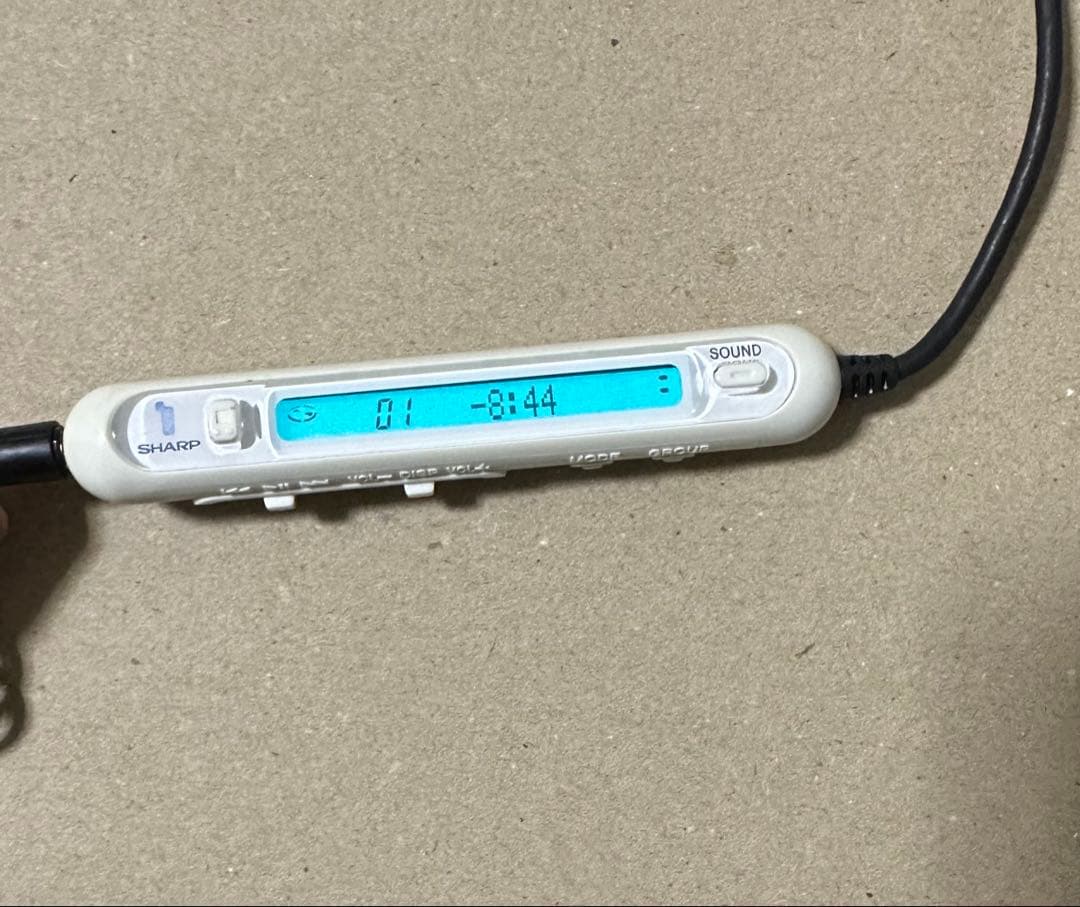 SHARP MD-DS33 ポータブルMDプレーヤー