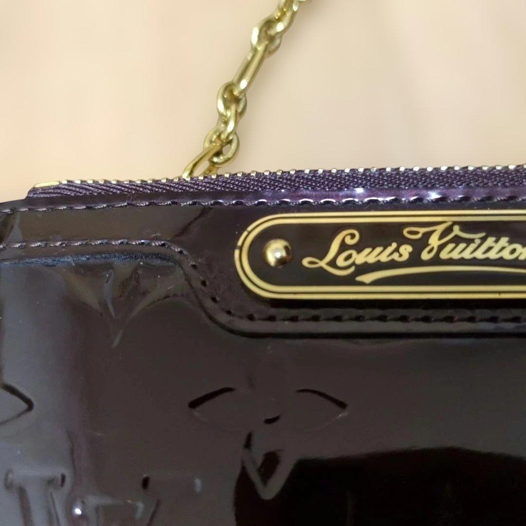 ルイヴィトン　ヴェルニ　ケース　キーケース　アマラント