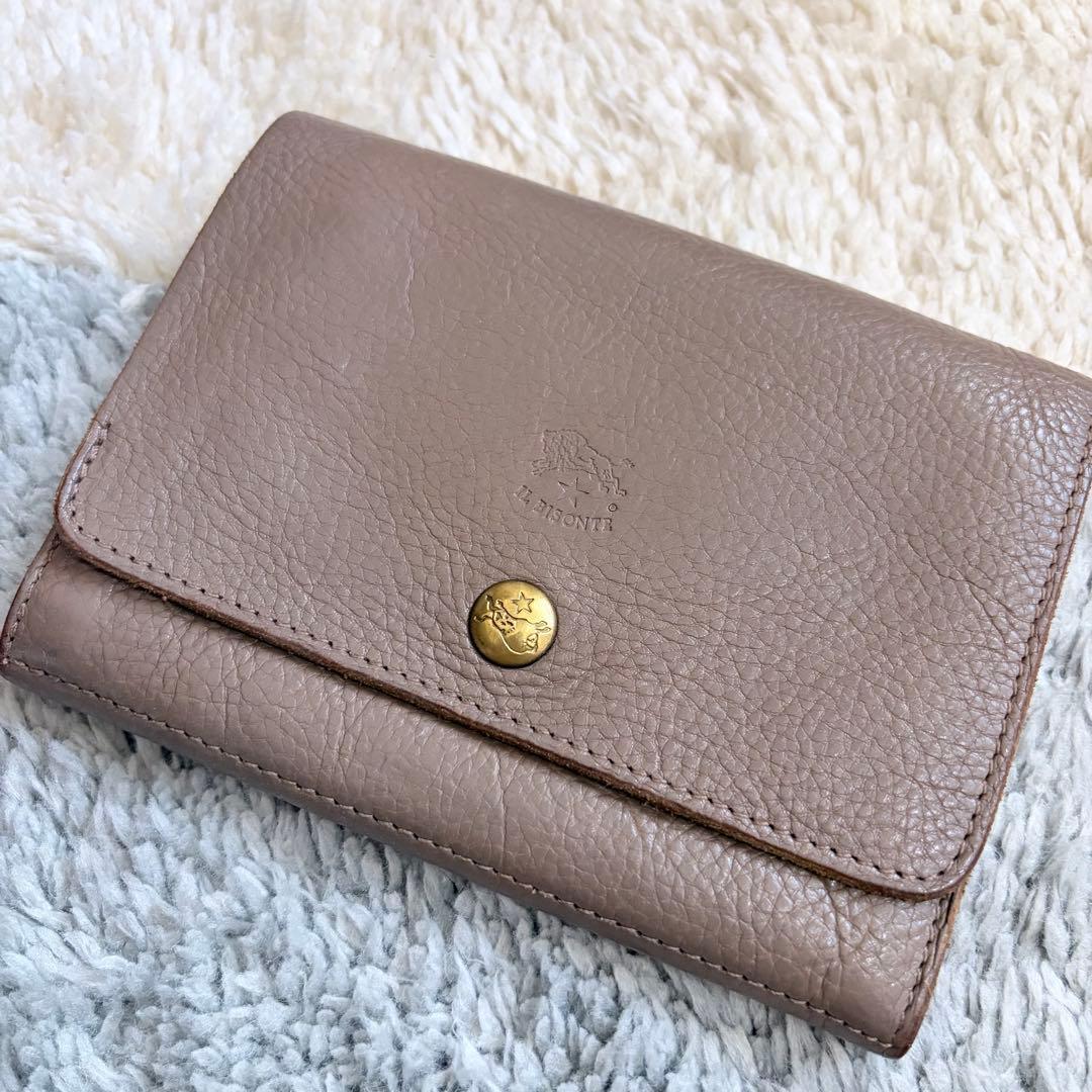 イルビゾンテ　二つ折り財布　グレー