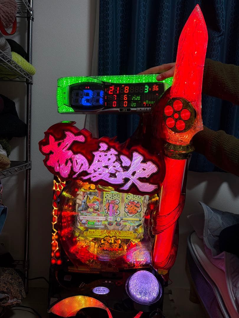 花の慶次 パチンコ台 蓮　動作確認済み　東京都西多摩地区での直接受け取りのみです