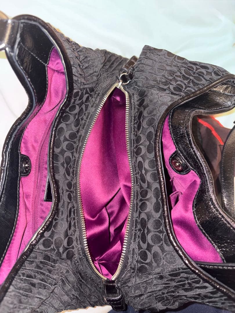 COACH ブラック ハンドバッグ 袋付き