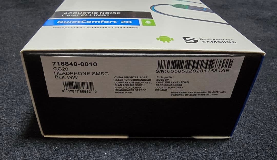 BOSE ボーズ QuietComfort 20 QC20